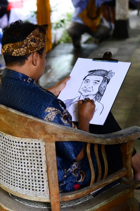 Salah Satu Pelaku Ekonomi Kreatif Desa Wisata Salam Magelang
