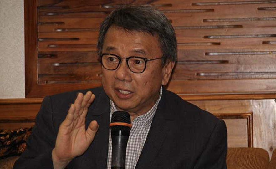 Salim Lee saat konferensi pers.