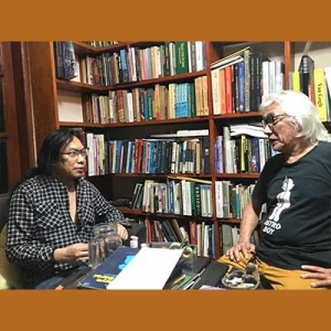 Foto wawancara Iwan Burnani Toni bersama penulis